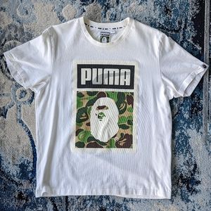 BAPE x Puma t-shirt men's M